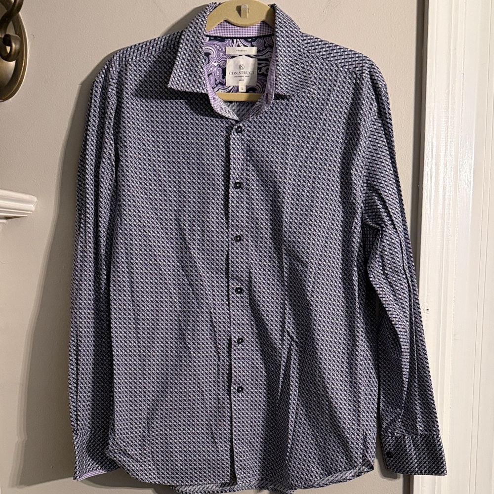 Men's Construct Basketweave button down Shirt